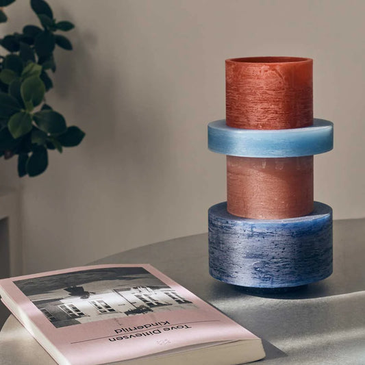 Candl Stack 04 - Red & Blue