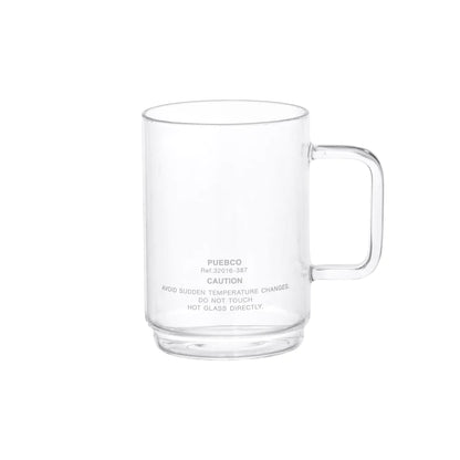 Borosilicate Shallow Stacking Glass Mug