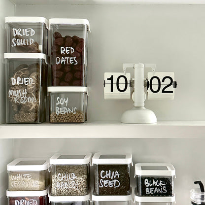 24H Flip Clock Black