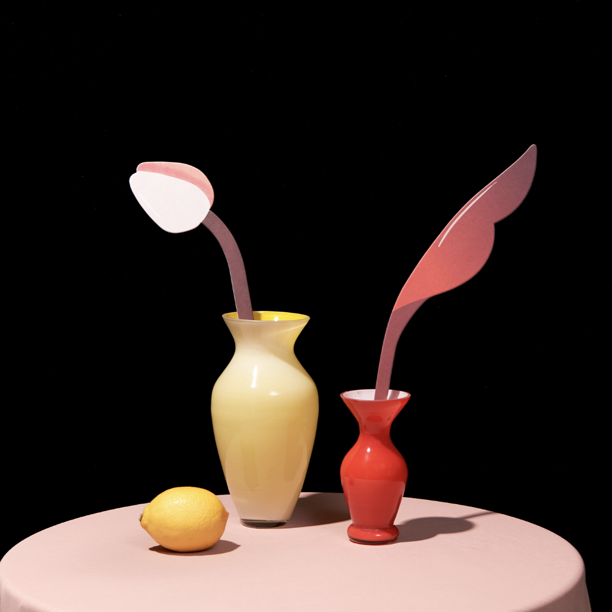 Tulip,  Bird's nest fern