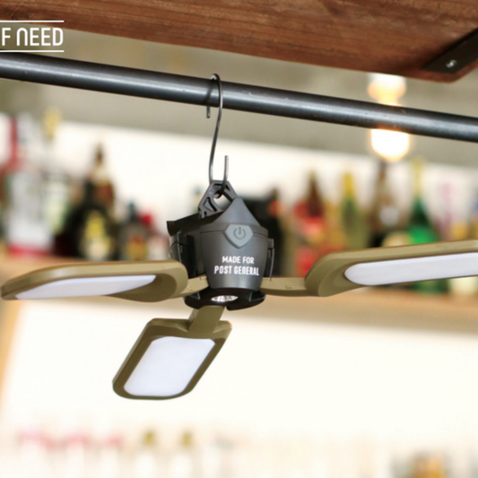 Tri-Panel Solar LED Light (Olive)